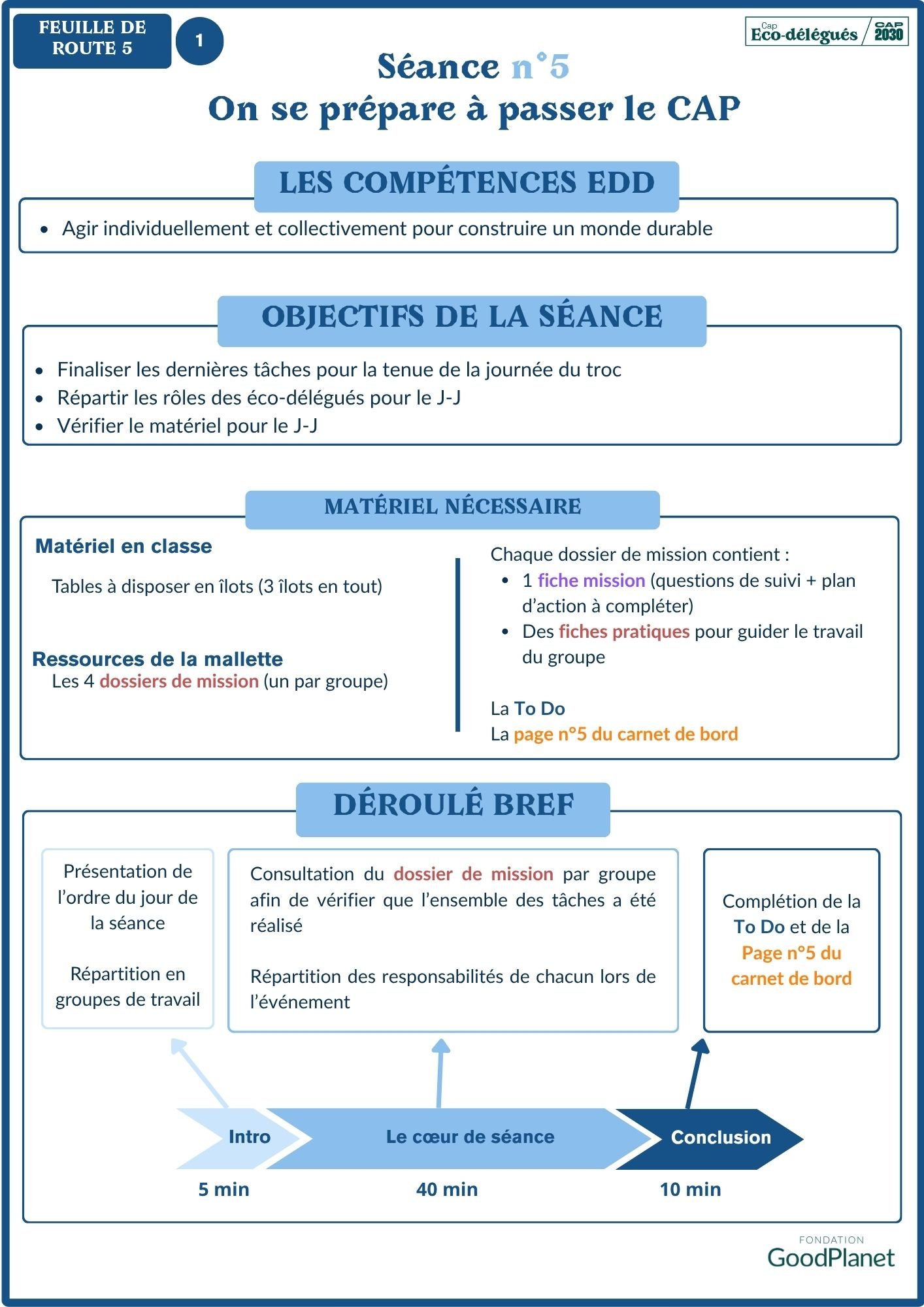 Feuille de route 5